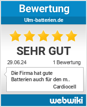 Bewertungen zu ulm-batterien.de