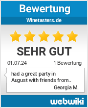Bewertungen zu winetasters.de