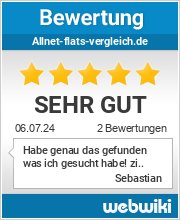 Bewertungen zu allnet-flats-vergleich.de