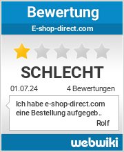 Bewertungen zu e-shop-direct.com