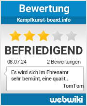 Bewertungen zu kampfkunst-board.info