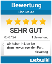 Bewertungen zu lion-ice.de