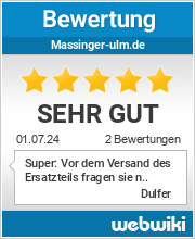 Bewertungen zu massinger-ulm.de