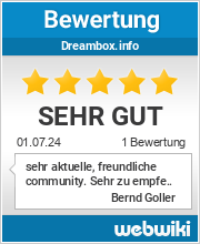 Bewertungen zu dreambox.info