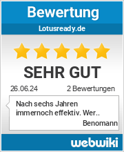 Bewertungen zu lotusready.de
