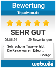 Bewertungen zu tripadvisor.de
