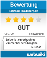 Bewertungen zu tanzbaer-baumberg.de