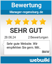 Bewertungen zu manager-regensburg.de