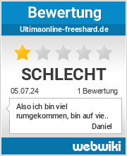 Bewertungen zu ultimaonline-freeshard.de