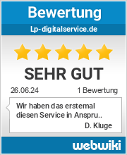 Bewertungen zu lp-digitalservice.de