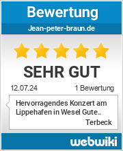 Bewertungen zu jean-peter-braun.de