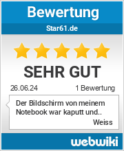 Bewertungen zu star61.de