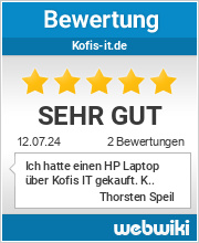 Bewertungen zu kofis-it.de