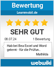 Bewertungen zu learnmobil.de