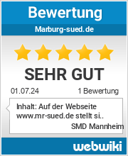 Bewertungen zu marburg-sued.de