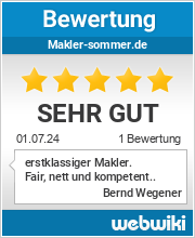 Bewertungen zu makler-sommer.de