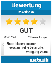 Bewertungen zu tz-online.de
