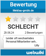 Bewertungen zu meldau-gmbh.de