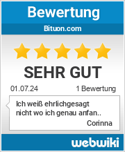 Bewertungen zu bituon.com
