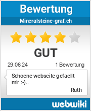 Bewertungen zu mineralsteine-graf.ch