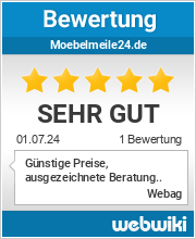 Bewertungen zu moebelmeile24.de