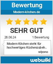 Bewertungen zu modern-kitchen.de