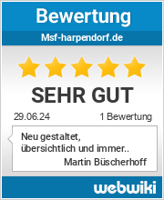 Bewertungen zu msf-harpendorf.de