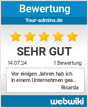Bewertungen zu your-admins.de
