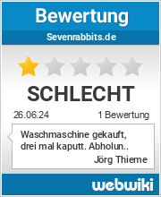 Bewertungen zu sevenrabbits.de
