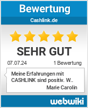 Bewertungen zu cashlink.de