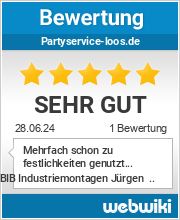 Bewertungen zu partyservice-loos.de