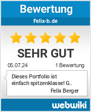 Bewertungen zu felix-b.de