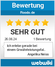 Bewertungen zu floodo.de