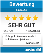 Bewertungen zu foxp2.de