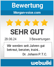 Bewertungen zu morgan-voice.com