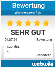 Bewertungen zu worldwidewolf.de