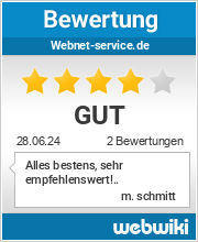 Bewertungen zu webnet-service.de