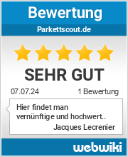 Bewertungen zu parkettscout.de