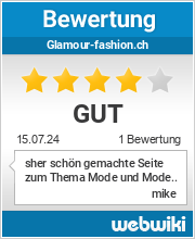Bewertungen zu glamour-fashion.ch
