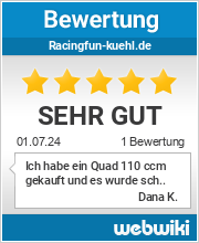 Bewertungen zu racingfun-kuehl.de