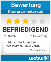 Bewertungen zu triathlon.tus-neukoelln.de