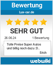 Bewertungen zu lux-car.de