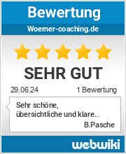 Bewertungen zu woerner-coaching.de