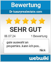 Bewertungen zu dr-luxuryrealestate.com