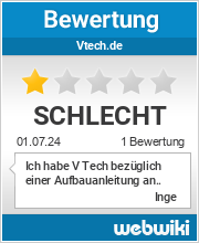 Bewertungen zu vtech.de
