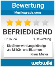 Bewertungen zu musikparade.com