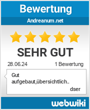 Bewertungen zu andreanum.net