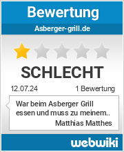 Bewertungen zu asberger-grill.de