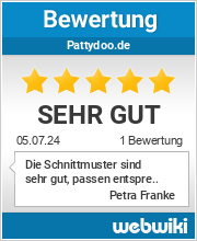 Bewertungen zu pattydoo.de