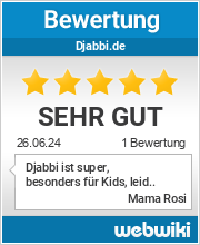 Bewertungen zu djabbi.de